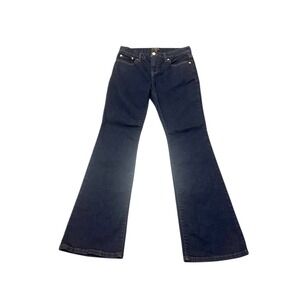 Banana Republic Bootcut Low Rise Dark Wash Stretch Jeans Womens 4 Petite 29x31